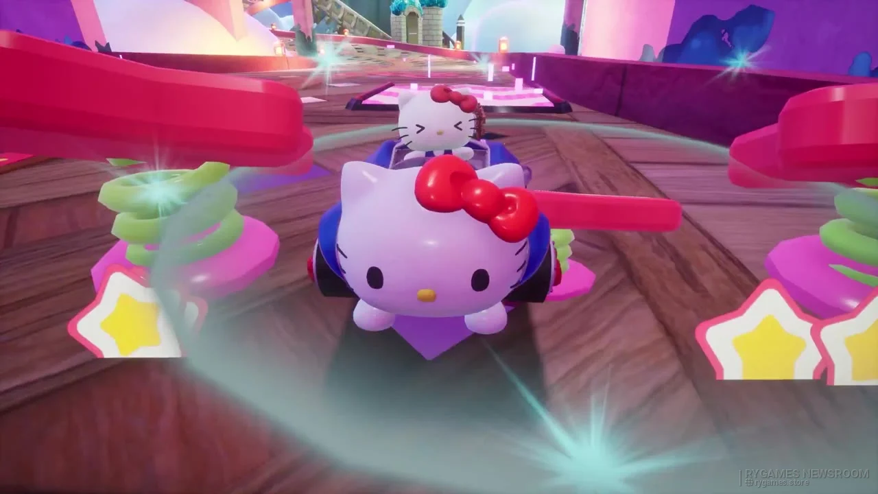 Virtual Sanrio Puroland Pack stills from the Sonic Racing: CrossWorlds Year Two Showcase - gambar 5