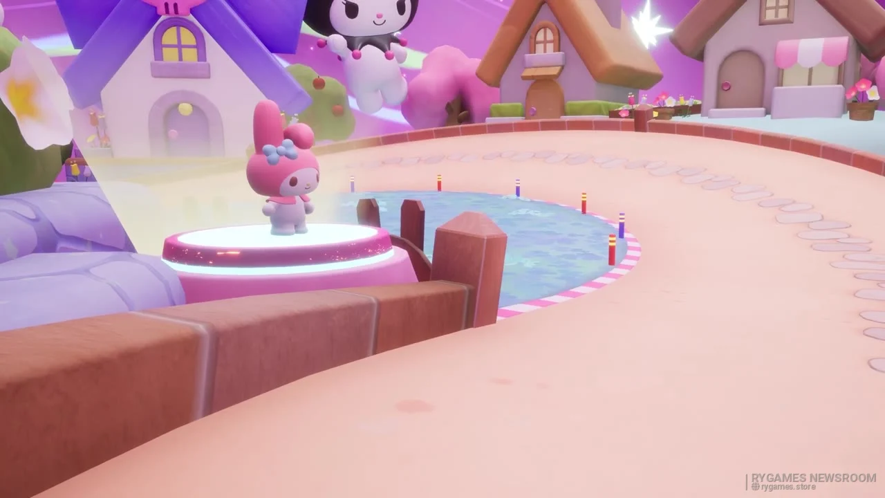 Virtual Sanrio Puroland Pack stills from the Sonic Racing: CrossWorlds Year Two Showcase - gambar 9
