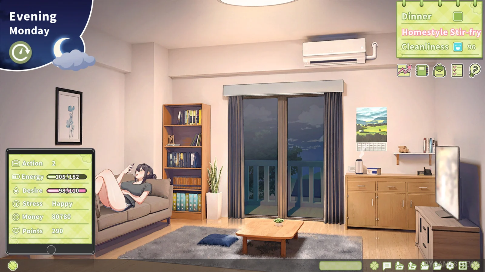 Screenshot gameplay dan karakter Summer Clover - gambar 6
