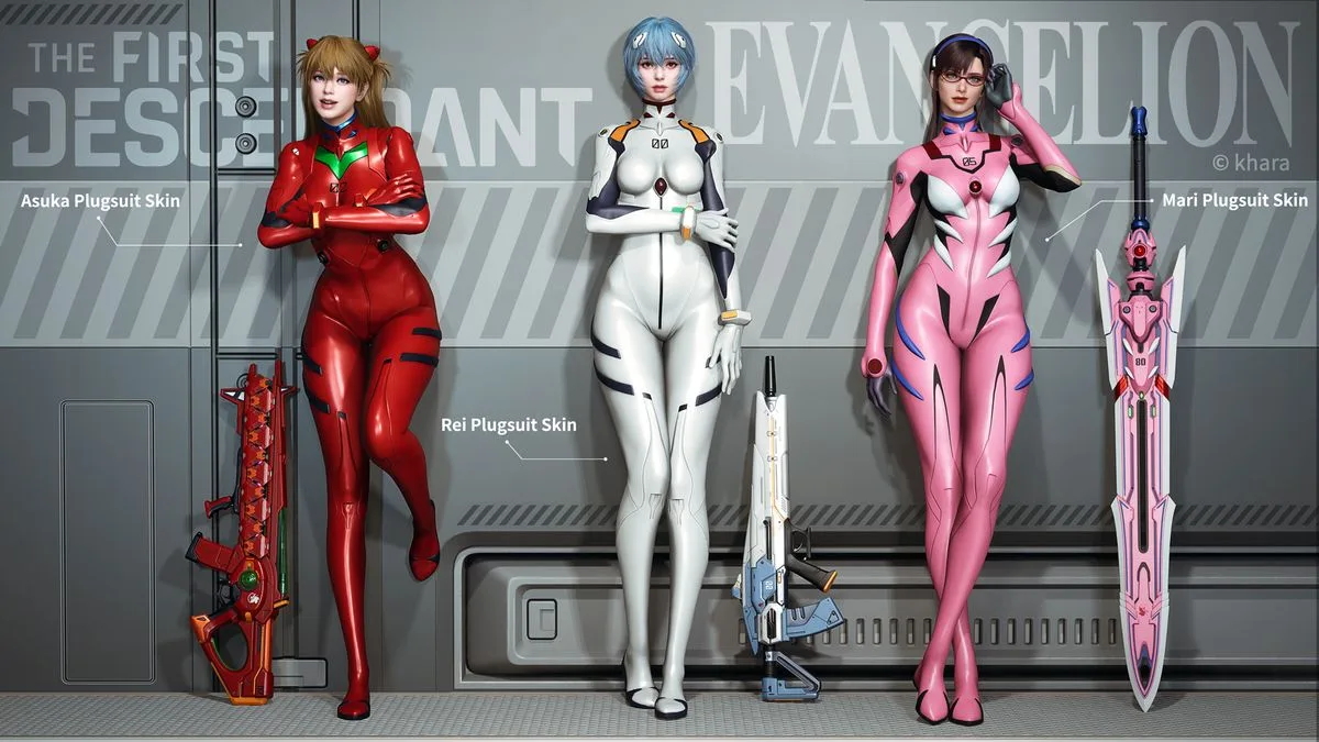 The First Descendant x Evangelion Hadir 18 Juni, Skin Rei, Asuka, dan Mari Siap Masuk Game