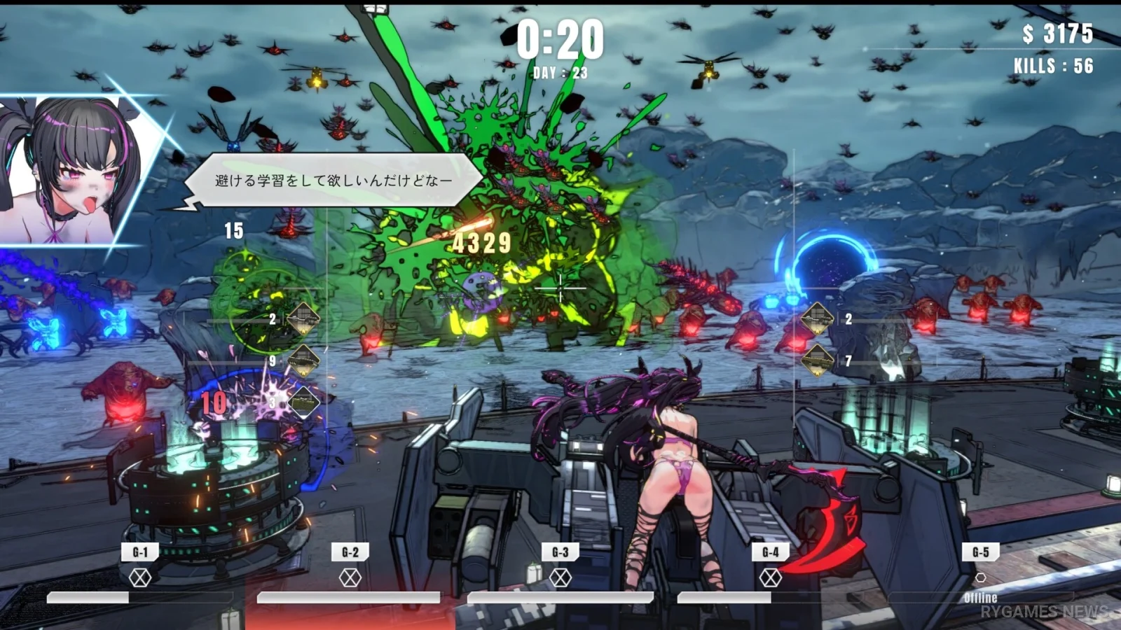 Screenshot gameplay TurretGirls dari Steam - gambar 3