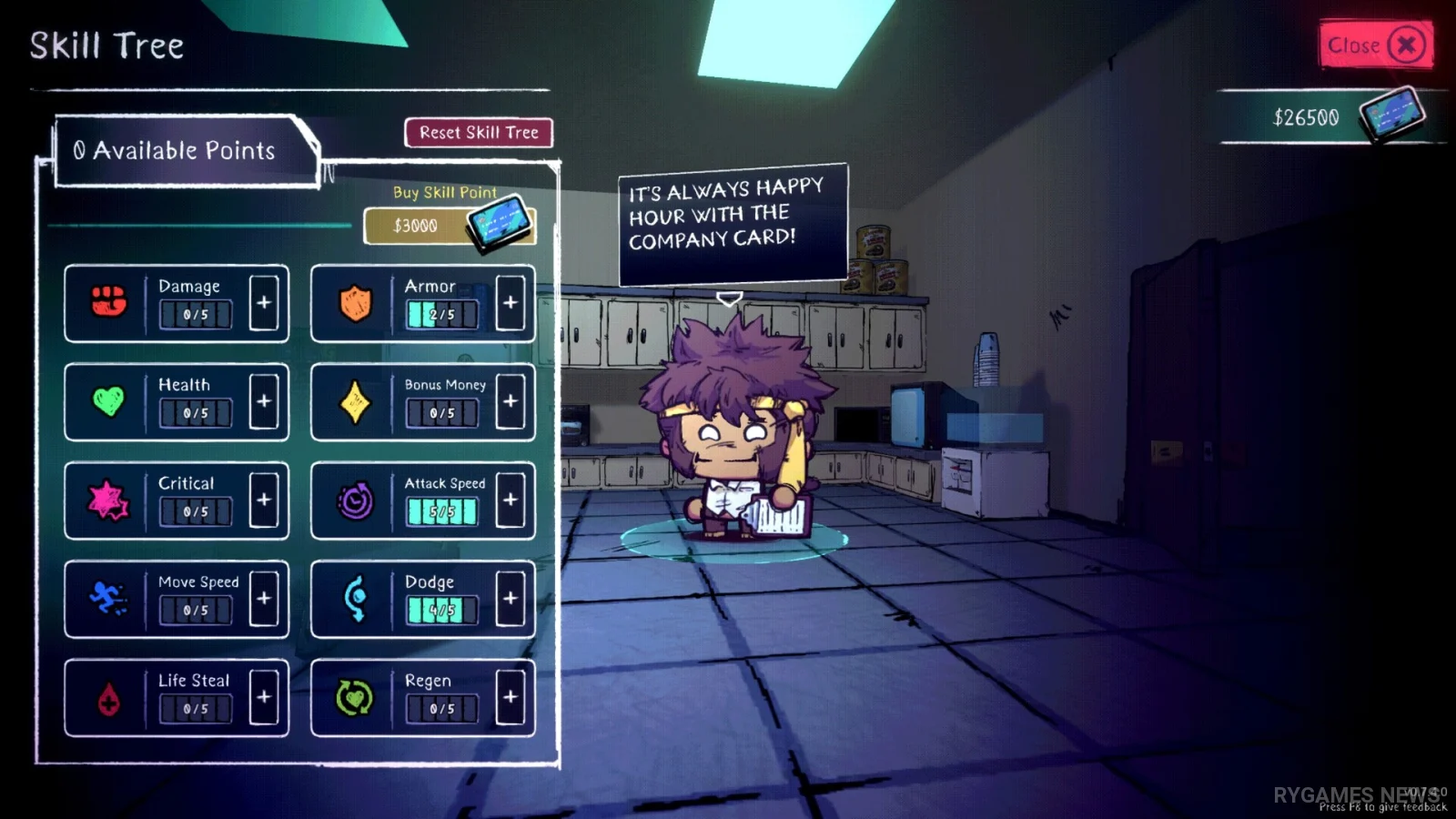 Screenshot gameplay Undead Night Crew dari Steam - gambar 3