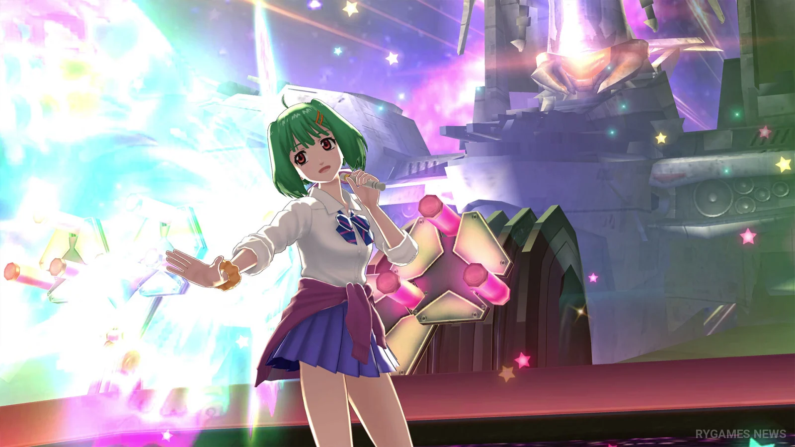 Screenshot gameplay Uta Macross dari Steam - gambar 4