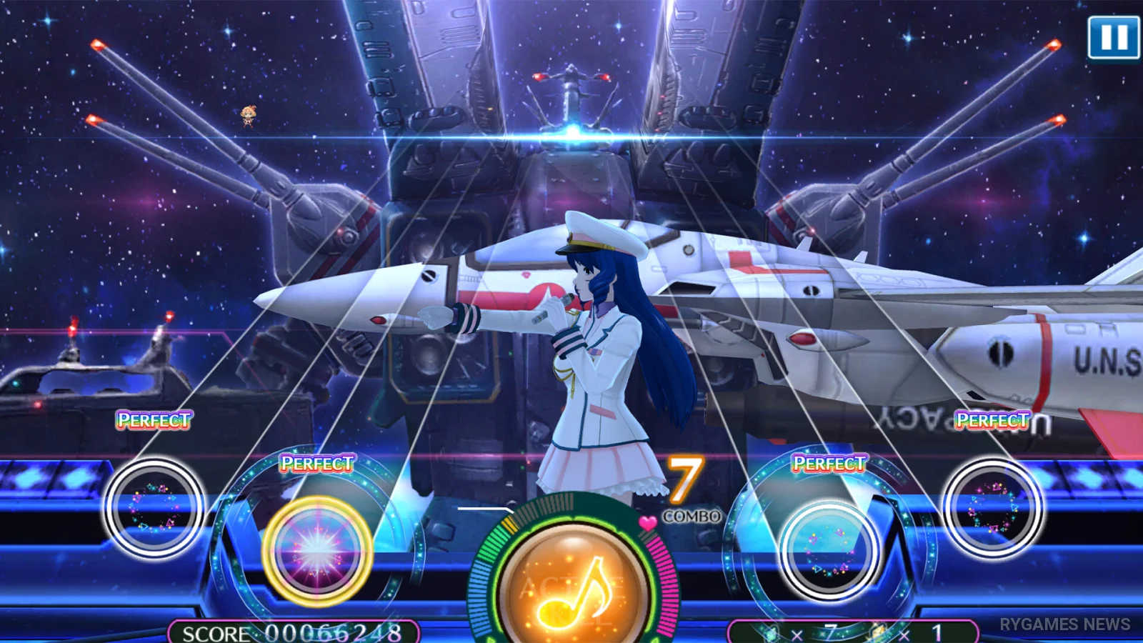 Screenshot gameplay Uta Macross dari Steam - gambar 8