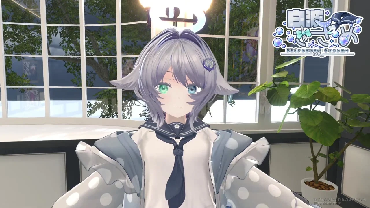 白波さざめ 自己紹介動画場面カット - gambar 2