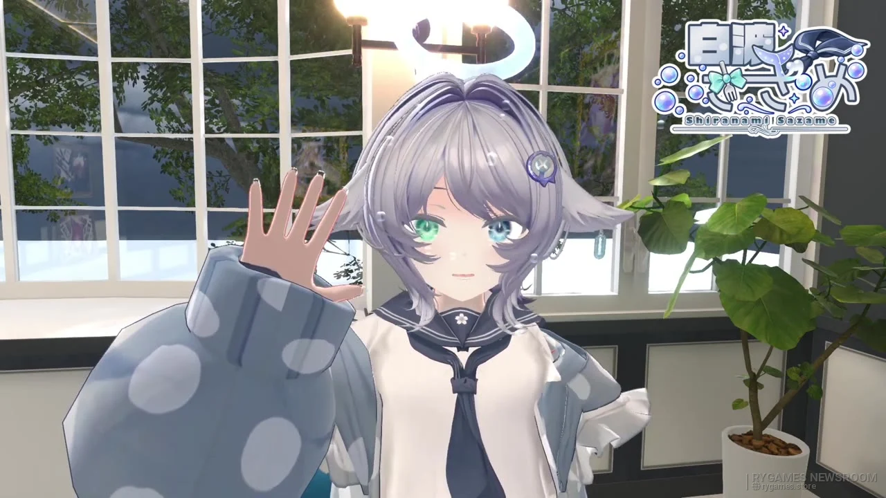 白波さざめ 自己紹介動画場面カット - gambar 3
