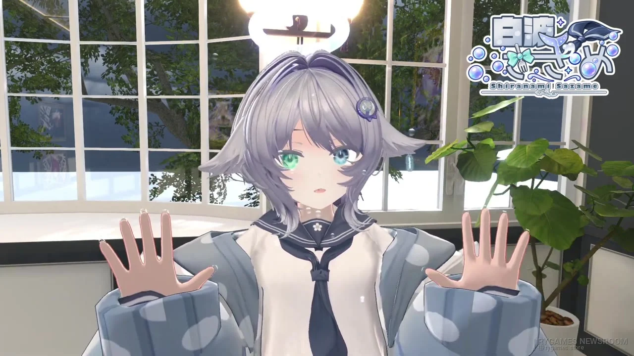 白波さざめ 自己紹介動画場面カット - gambar 4