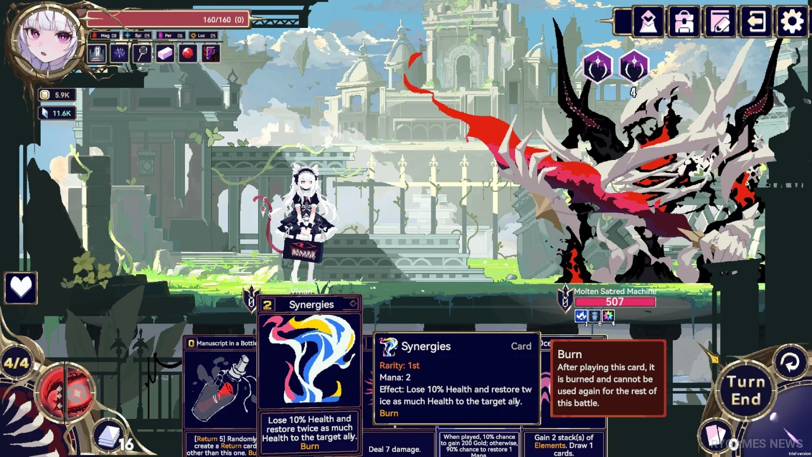 Steam掲載『終焉魔女の旅々』ゲーム画面 - gambar 2