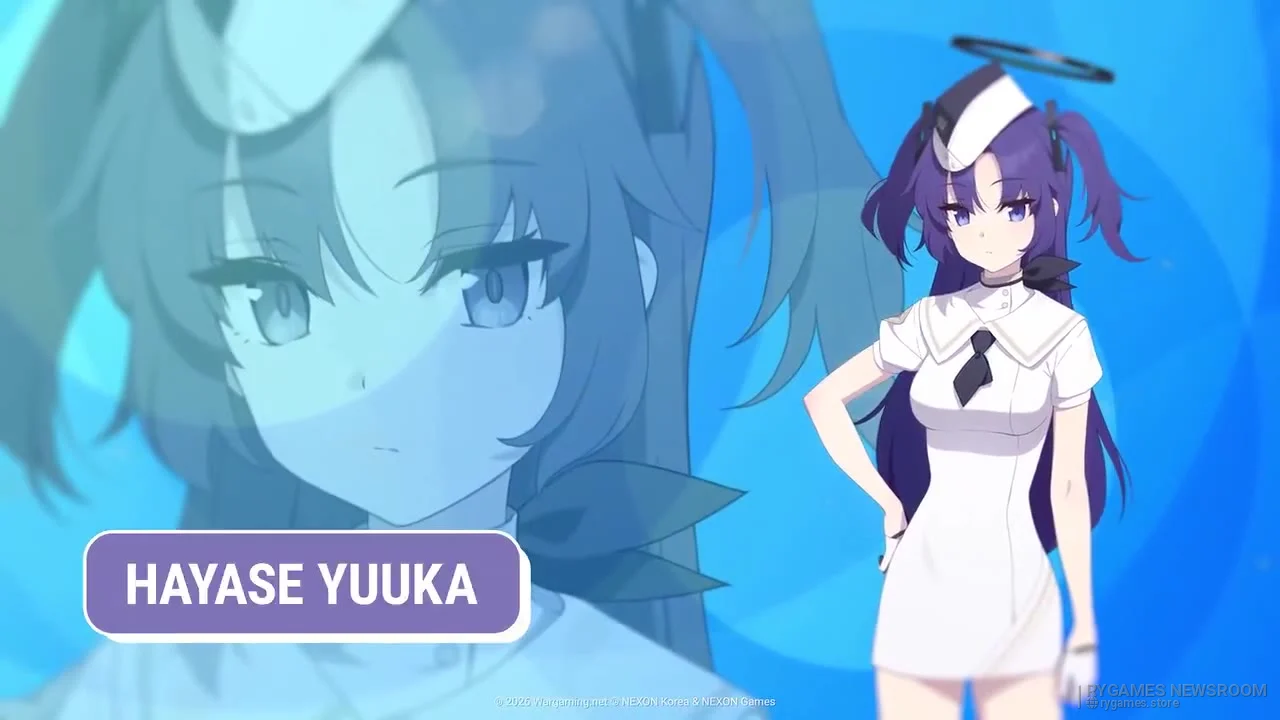 Stills from the 2026 World of Warships x Blue Archive return announcement - gambar 3