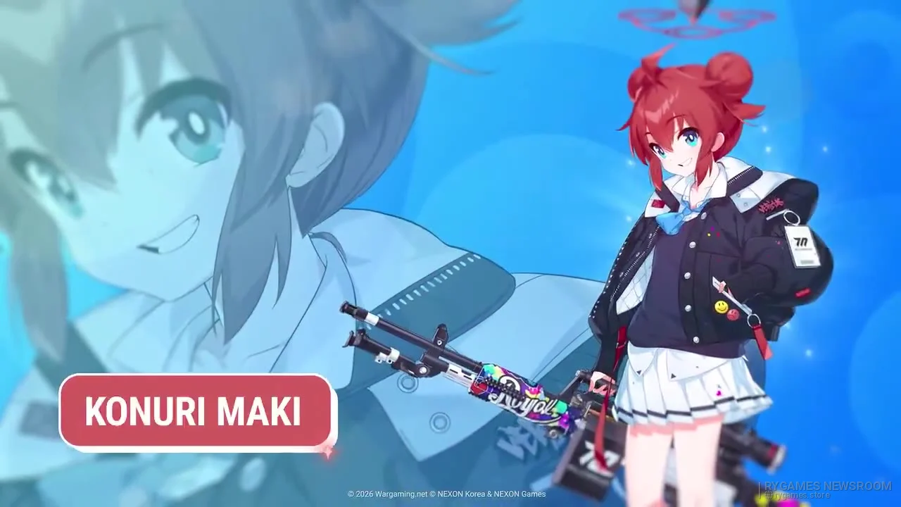 Stills from the 2026 World of Warships x Blue Archive return announcement - gambar 6