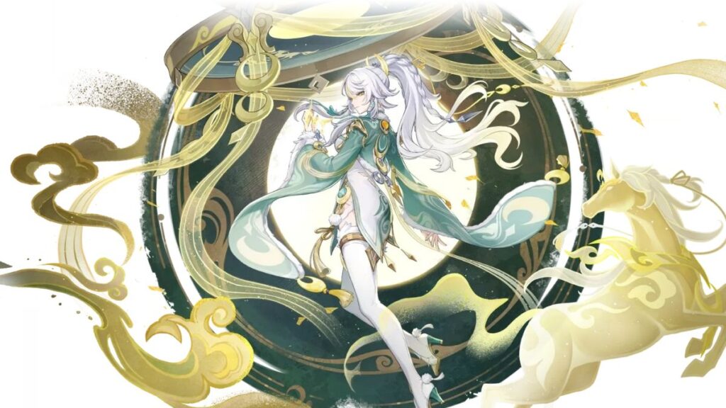 Ilustrasi / visual karakter Zibai