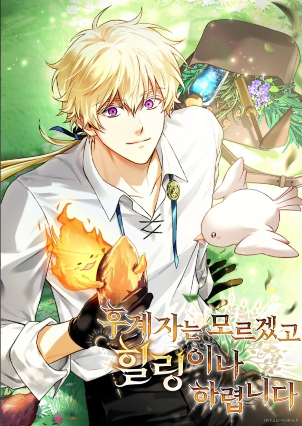 Visual utama manhwa I Don't Know About a Successor, I'm Just Going to Relax
