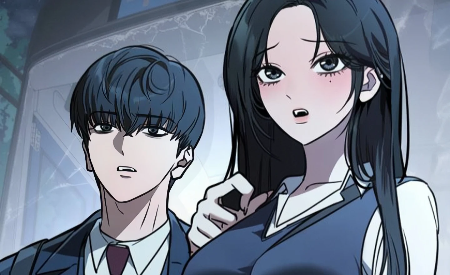 New Manhwa Survivalism (생존지상주의) Serializing on Naver: A School Bus Thrown Into a Monster World With a Chat AI as the Only Lifeline